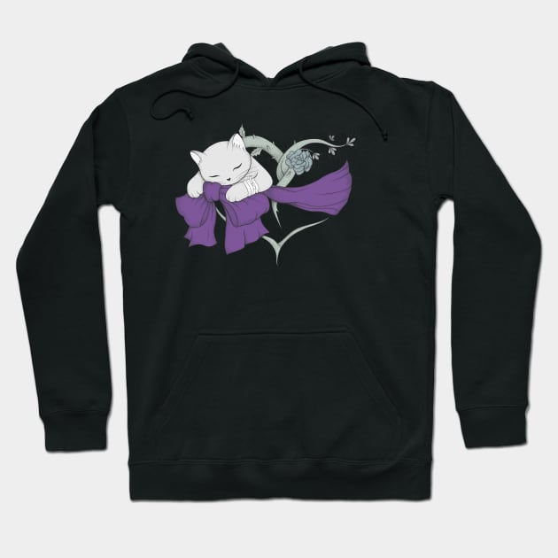 Cat Heart Hoodie by runcatrun